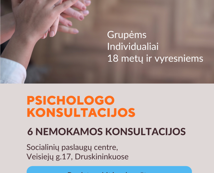 Psichologo konsultacijos