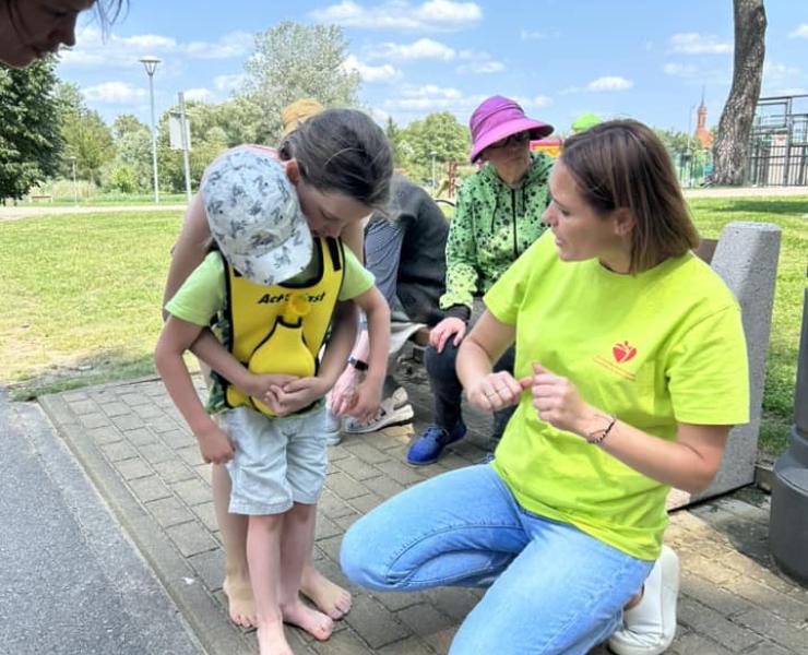 Pirmosios pagalbos mokymai prie vandens telkinio