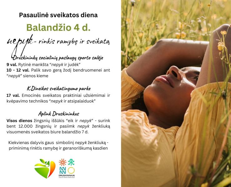 Pasaulinei sveikatos dienai paminėti