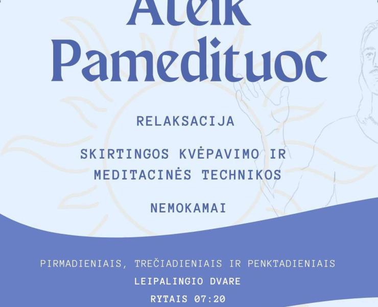 Ateik pamedituoc