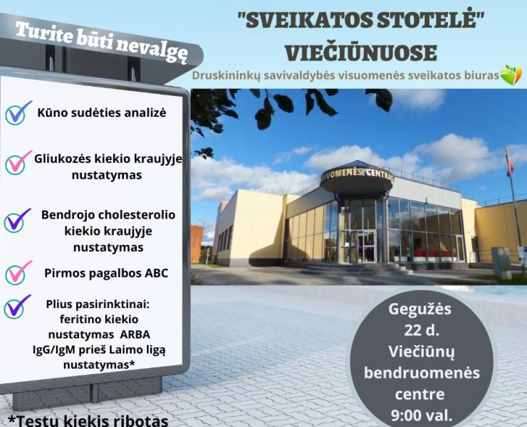 Sveikatos stotelė Viečiūnuose