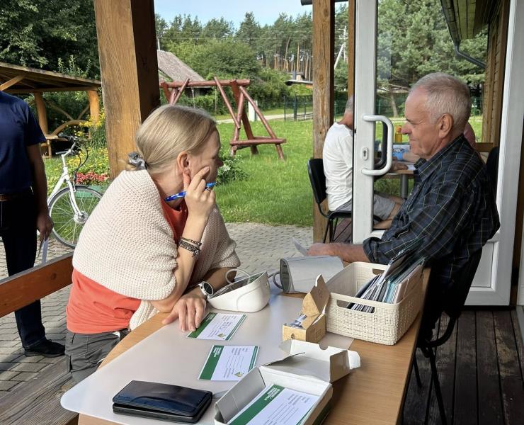 Sveikatos stotelė atvyko į Jaskonių ir Naujasodės kaimo bendruomenę