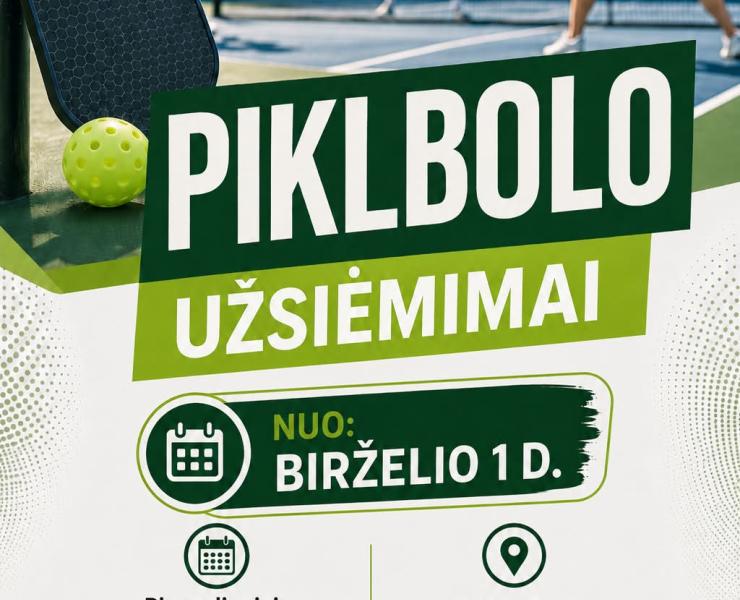 Piklbolo užsiėmimai