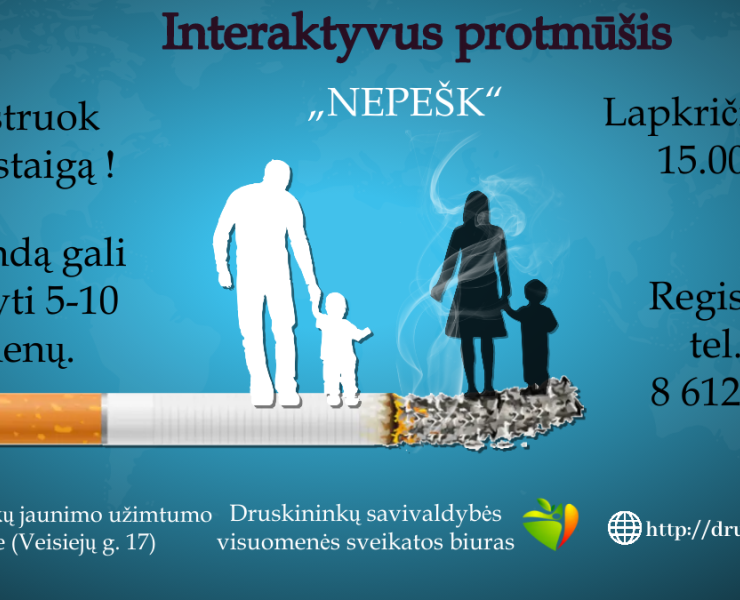 Interaktyvus protmūšis „Nepešk”