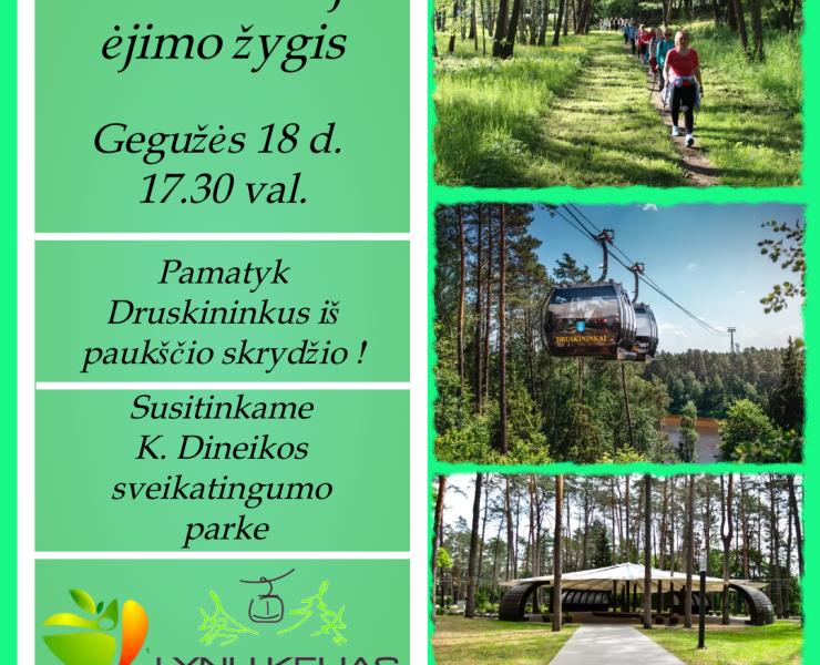 Gegužės 18 d. šiaurietiškojo ėjimo žygis