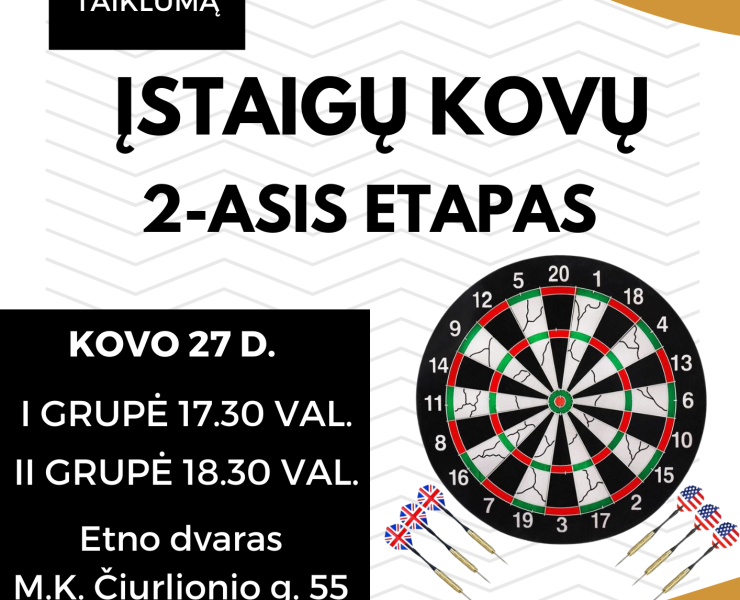 Įstaigų kovų 2-asis etapas