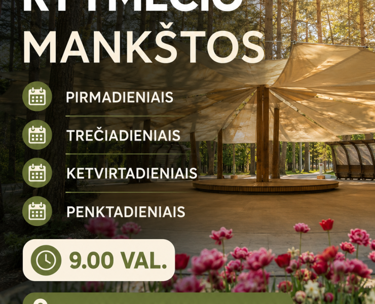 Rytmečio mankštos K. Dineikos sveikatingumo parke
