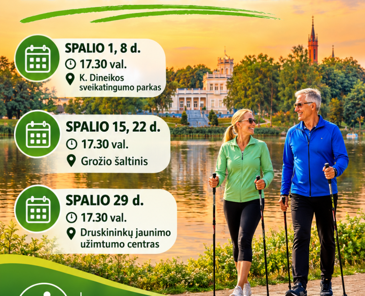 Šiaurietiškojo ėjimo žygiai spalio mėn.