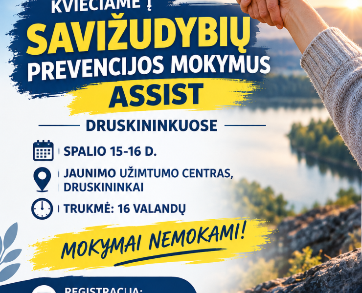 Assist savižudybių prevencijos mokymai