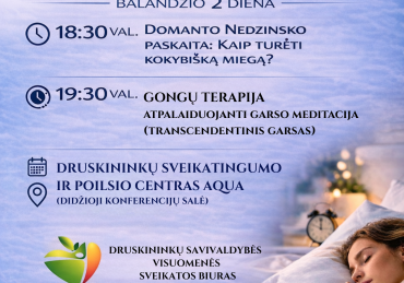 Konferencija - Pasaulinei sveikatos dienai paminėti