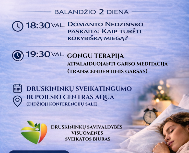 Konferencija - Pasaulinei sveikatos dienai paminėti