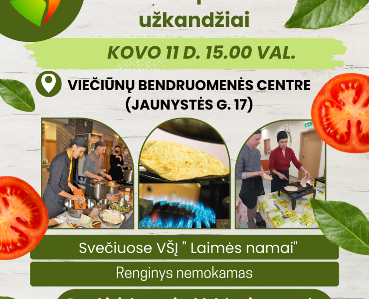 Sveikatai palankūs užkandžiai