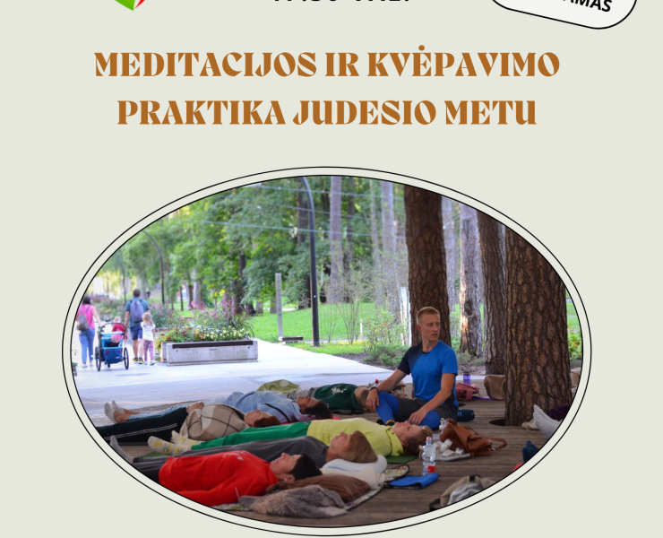 Meditacija ir kvėpavimo praktika judesio metu