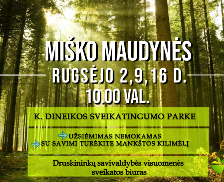 Miško maudynės