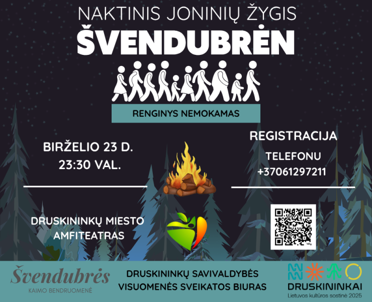 Naktinis žygis Švendubrėn