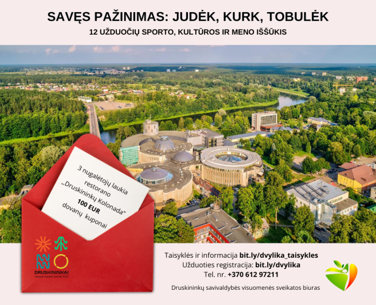 Savęs pažinimas: judėk, kurk, tobulėk! 