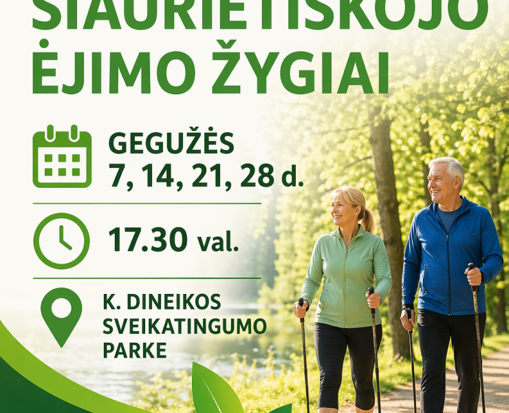 Šiaurietiškojo ėjimo užsiėmimai