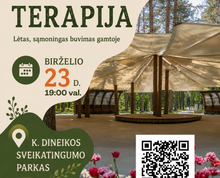 Vakarinė gamtos terapija Druskininkuose