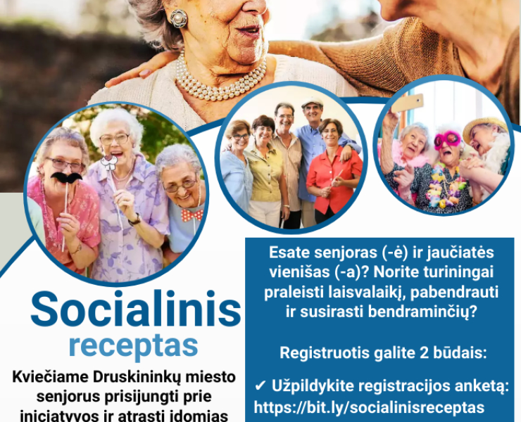 Startuoja socialinis receptas