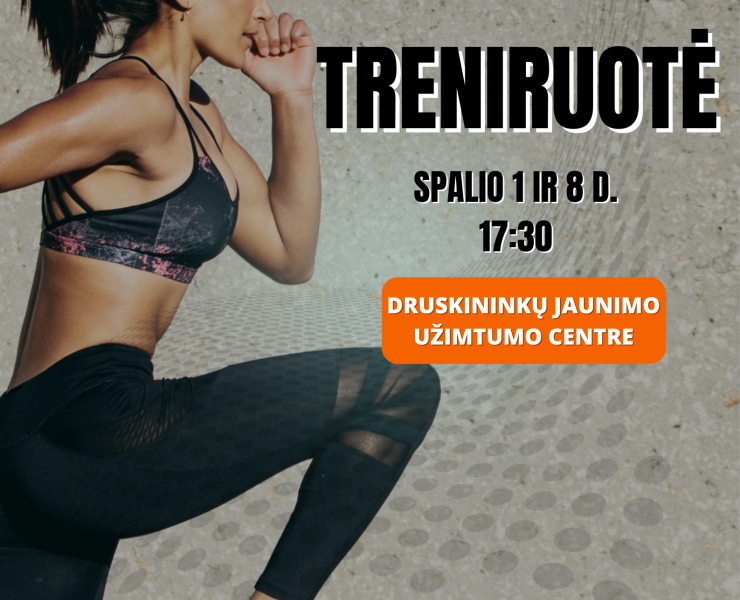 Tabata treniruotės persikelia į Druskininkų jaunimo užimtumo centrą