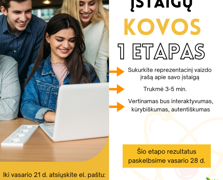 Įstaigų kovų 1-asis etapas